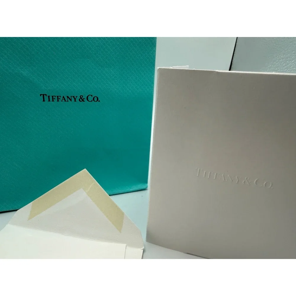 Tiffany & Co Small Blue Shopping Bag and Embossed‎ Stationery Gift Set